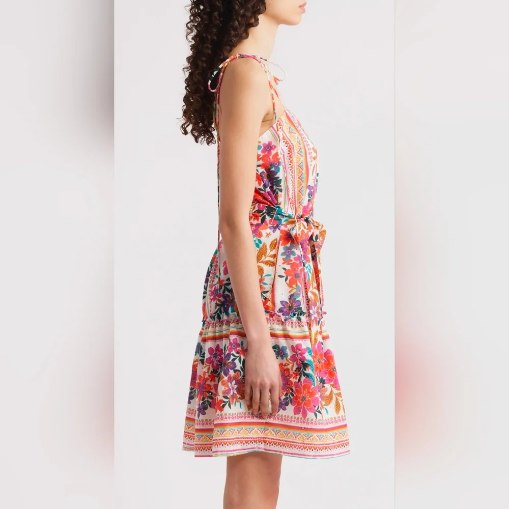 Julia Jordan Floral Mini Dress Size M NWT - Picture 3 of 13